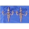Lot 003_: Pair of Brass Candle Sconces, Ca. 1910