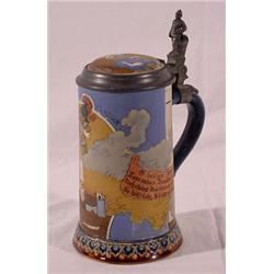 Lot 017_: Mettlach Stein, Ca. 1900