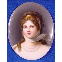 Lot 022_: Berlin Porcelain Portrait, Ca. 1890