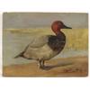 Lot 039_: "G. Muss Arnolt" Signed O/C - Redhead Duck