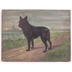 Lot 041_: "G. Muss Arnolt" Signed O/C - Schipperkle