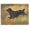 Image 1 : Lot 042_: "G. Muss Arnolt" Signed O/C - Blue Roan Spaniel