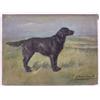 Image 1 : Lot 043_: "G. Muss Arnolt" Signed O/C - Black Wavy Terrier