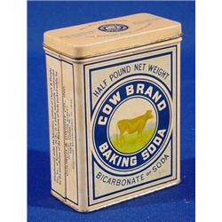 Lot 055_: Cow Brand Baking Soda Tin