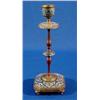 Lot 062_: Enameled Candle Holder, Ca. 1900
