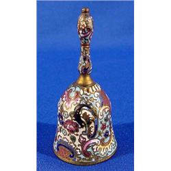 Lot 063_: Enameled Dinner Bell, Ca. 1900