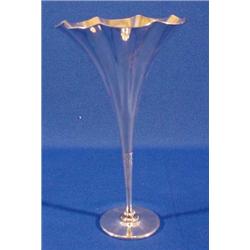 Lot 071_:  Tiffany  Sterling Trumpet Vase, Ca. 1910