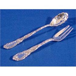 Lot 074_:  Tiffany  Sterling Serving Spoon