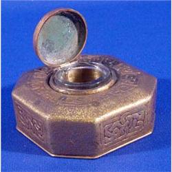 Lot 077_:  Tiffany Studios New York  Bronze Inkwell