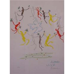 Lot 101_:  Picasso  Signed Litho - La Ronde