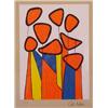 Lot 105_: "Calder" Signed Litho - Squash Blossom