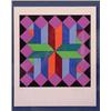 Image 1 : Lot 106_: "Vasarely" Signed Serigraph - Helios