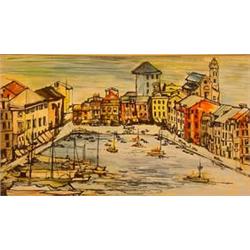 Lot 109_A_: Kimmel Signed Watercolor