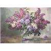Image 1 : Lot 109_G_: Signed yet illegible O/C Still Life of Lilacs