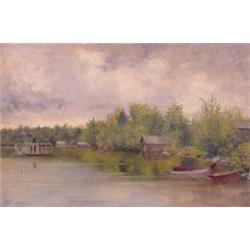 Lot 110_: N.H. Trotter Signed O/C Landscape