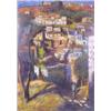 Image 1 : Lot 116_: Middle Eastern Colored Chalk of Urban Scene, Ca. 1960