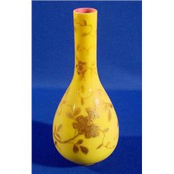 Lot 135_: Unusual Cased Glass Vase, Ca. 1890