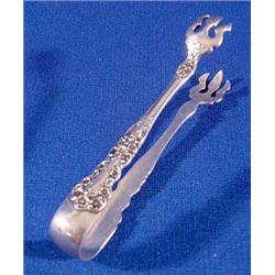 Lot 144_: Gorham Sterling Buttercup Pattern Tongs