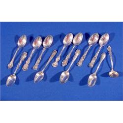 Lot 153_: 12 Misc. Sterling Spoons