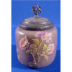 Lot 158_: Doulton Earthenware Cracker Jar