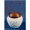 Lot 161_: Blue Milk Glass Cracker Jar