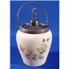Lot 162_: Milk Glass Cracker Jar