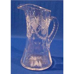 Lot 181_: Hawkes signed Cut Crystal Pitcher