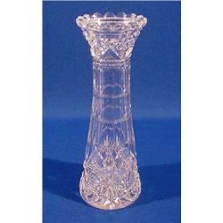 Lot 195_: Hawkes Signed Cut Crystal Vase