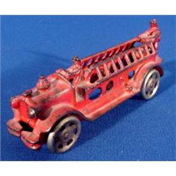 Lot 207_: Cast Iron Fire Ladder Truck