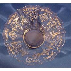 Lot 231_: Clear Crystal Center Bowl