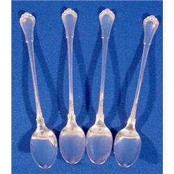 Lot 245_: Set of 4 Gorham Ice Tea Spoons