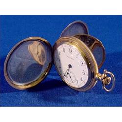 Lot 269_: Men's 14k Yellow Gold Hunting Case Pocket Watch