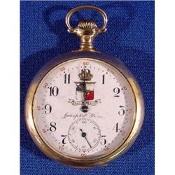 Lot 273_: Men's Gold Filled Open Face Pocket Watch