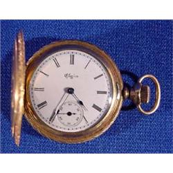 Lot 276_: Ladies Gold Filled Hunting Case Pocket Watch