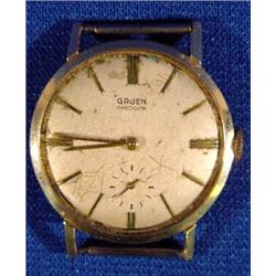 Lot 279_: Gruen Men's 14k Yellow Gold Wrist Watch