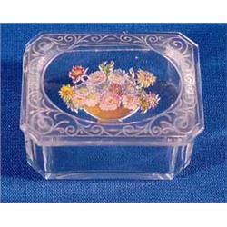 Lot 286_: Fine Cut Crystal Miniature Box