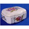 Image 1 : Lot 290_: Hand Painted Porcelain Miniature Box