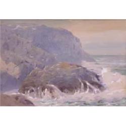 Lot 300_: Watercolor on Paper Seascape