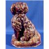 Image 1 : Lot 306_: Probably Bennington Figure of Seated Dog