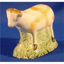 Lot 307_: Soft Paste Porcelain Figure of Sheep