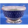 Lot 311_: Spongeware Ironstone Pedestal Bowl