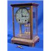 Lot 317_: New Haven Crystal Side Shelf Clock