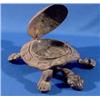 Image 2 : Lot 321_: Cast Iron and Tin Turtle Form Mechanical Cuspidor