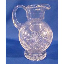 Lot 328_: Cut Glass Pitcher