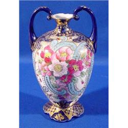 Lot 342_: Oriental Porcelain Vase with Handles, ca. 1870