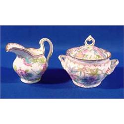 Lot 351_: Mintons Sugar Bowl and Creamer