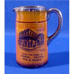 Lot 355_: Advertising Ceramic Pitcher