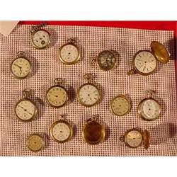 Lot 375_: Misc. Lot of 12 Men's Pocket Watches