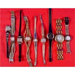 Lot 377_: Group of 9 Ladies Wrist Watches