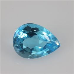 Natural Blue Topaz Pear Cut 5x9mm 16.48ctw